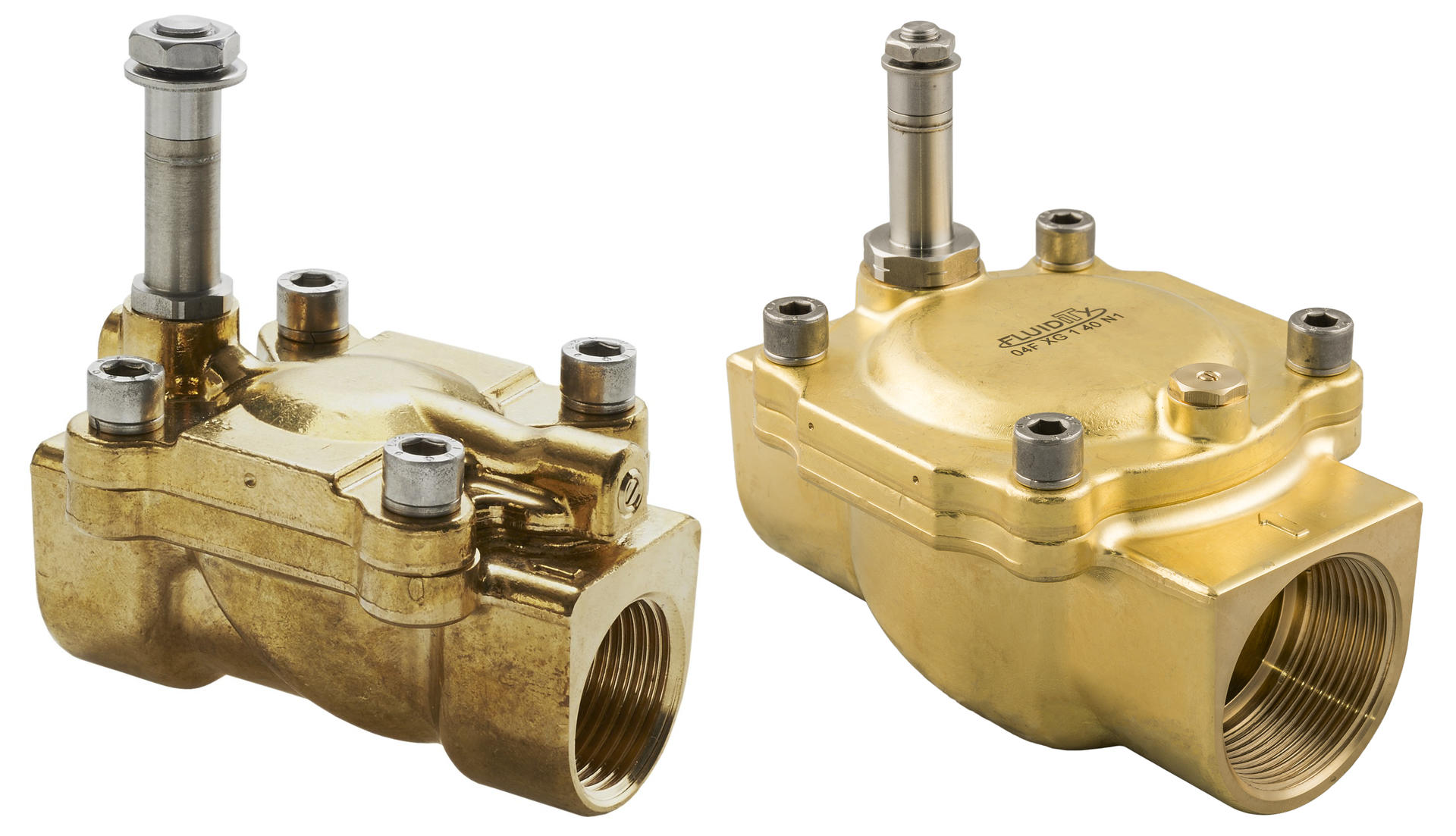 VALVA PENTRU FLUIDE CU ACTIONARE INDIRECTA CU COMANDA MANUALA SI PIN DE REGLARE 2/2 NC 2