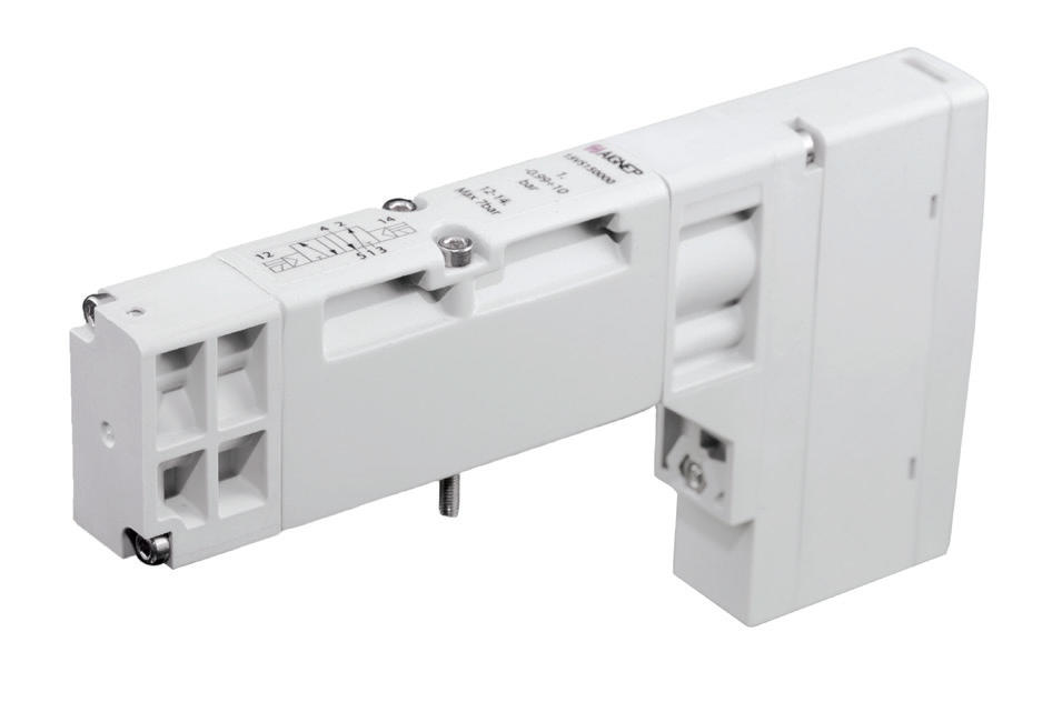 VALVA ELECTROPNEUMATICA MODULARA MONOSTABILA 5/4 CAI INTOARCERE CU ARC MECANIC