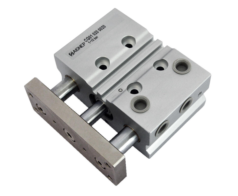 CILINDRU DUBLU EFECT MAGNETIC CU GHIDARE INTEGRATA Ø16 CURSA:.100