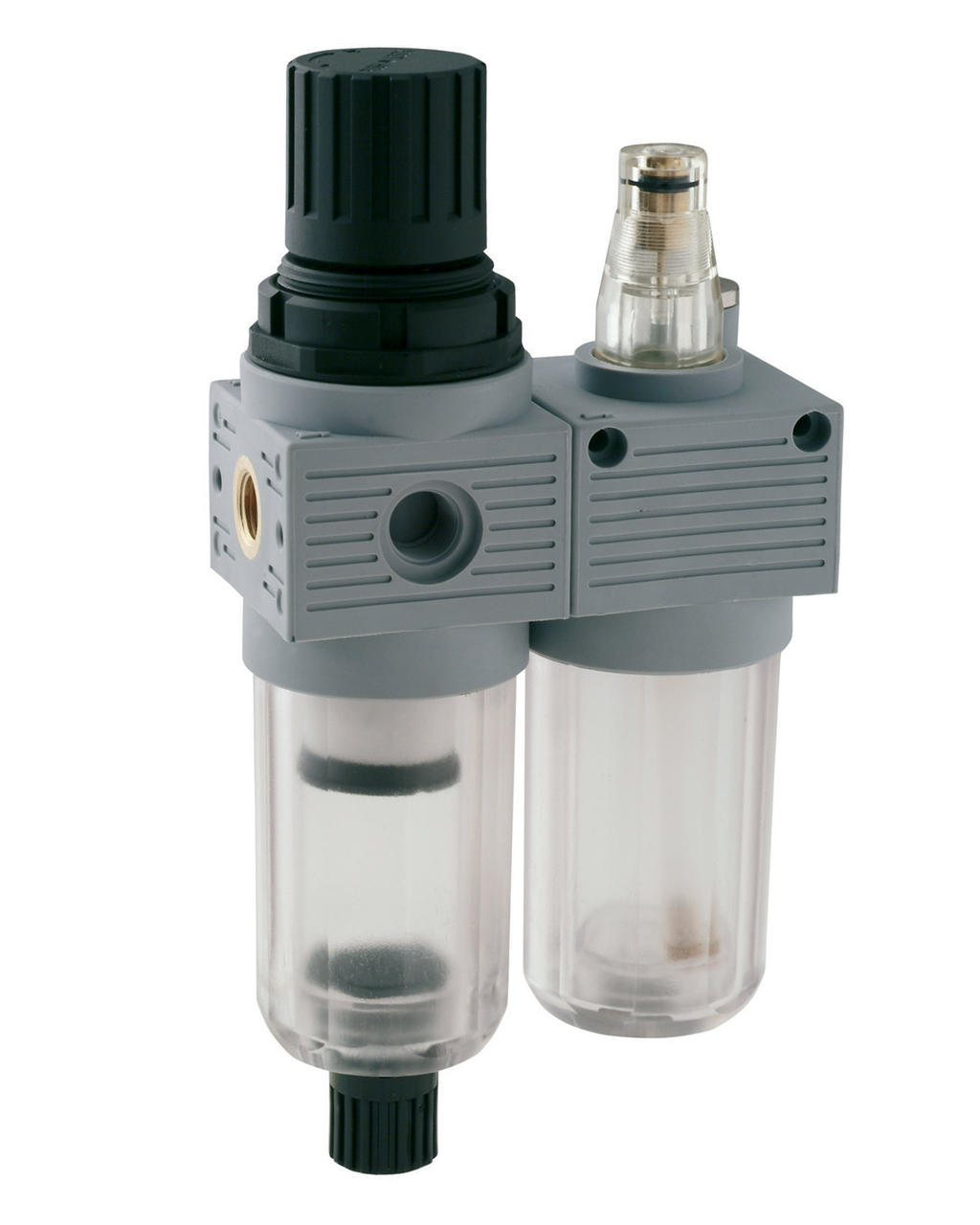 FILTRU REGULATOR LUBRIFICATOR MARIME:FR+L 0 FILET:1/4 REGLAJ:0÷4 Bar DEBIT:260 Nl/min FINETE:50 µm