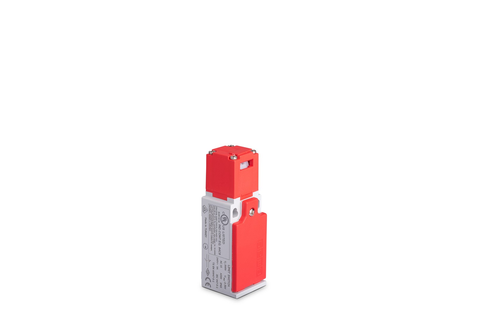 L5 Plastic Body Metal With Right Angle+Flat Key Safety Switch Slow Action 1NO+1NC Limit Switch