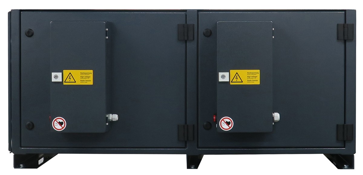 EL 6000 V KVTD Separator conducta ceata/fum ulei si emulsie vertical 2 treapte 12000 m³/h 79,2 m²