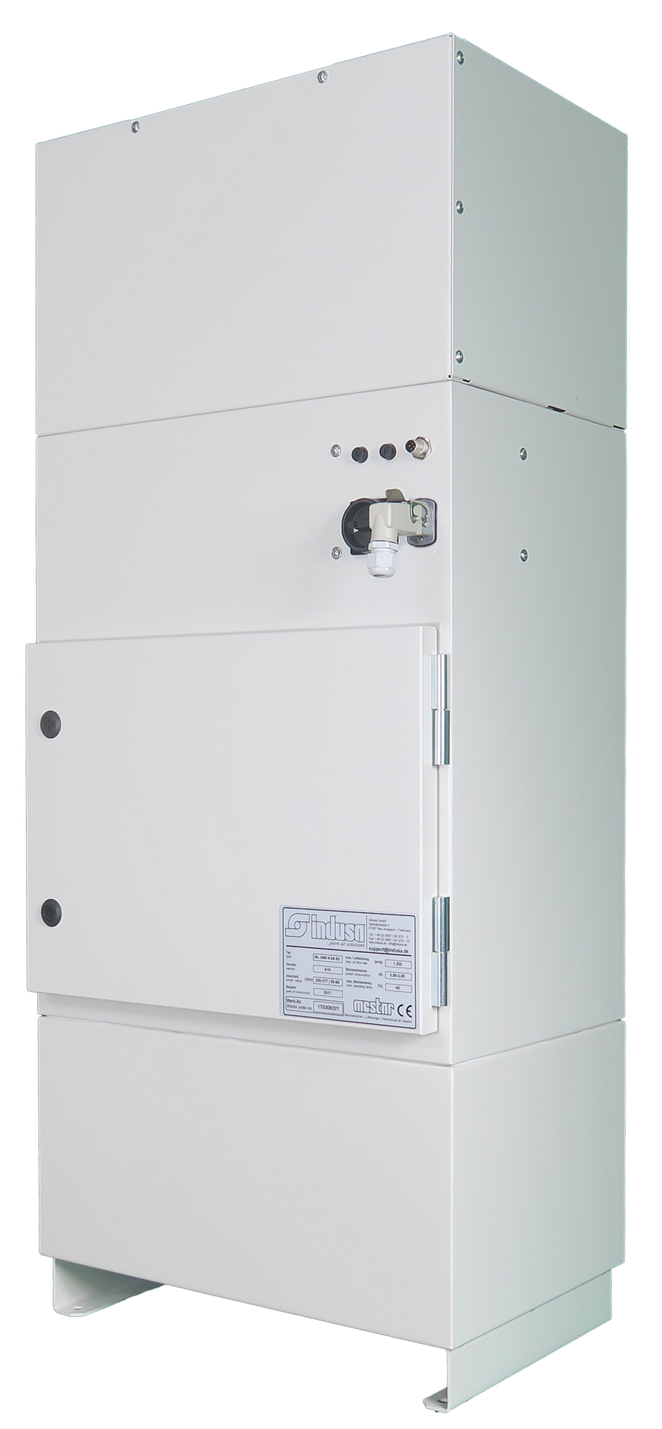 ML 1000 N EC Filtru de aer mecanic instalare directa superior ceata/fum/vapori/particule ulei 1200 m³/h 760W 4,6 m²
