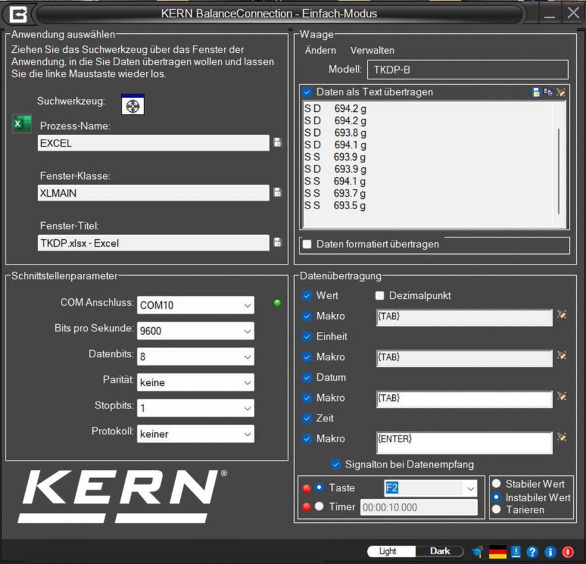 BalanceConnection Standard KERN SCD-4.0-DL