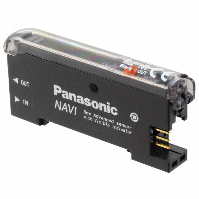 Senzor cu fibra optica Seria FX-410, NPN, LED Albastru