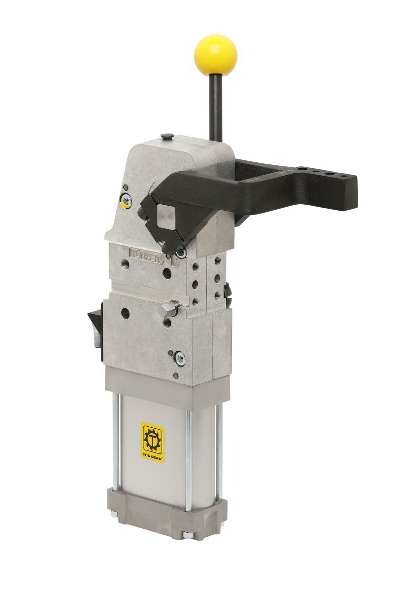 Vario Clamp, size 80, with hand lever, 5-120°, with horizontal clamp arm A12 (left) V 80.1 BR3 Z A12 T12