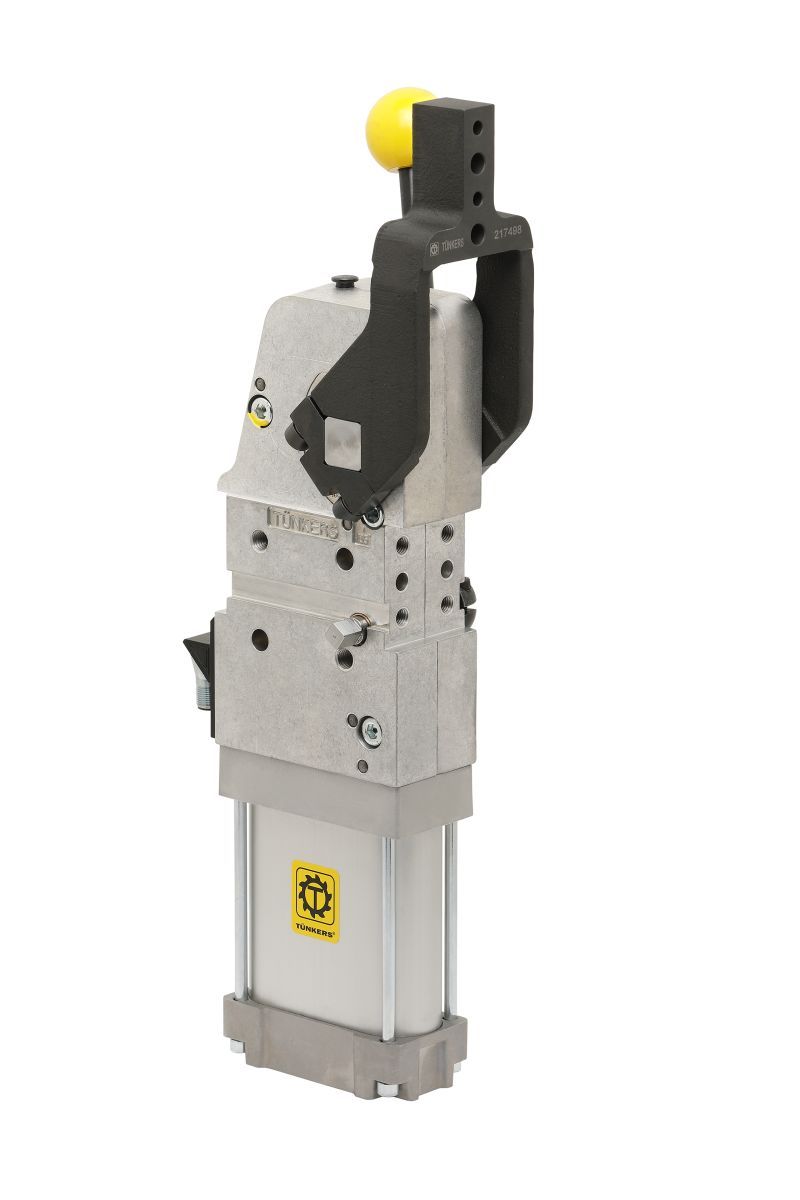 Vario Clamp, size 50, with hand lever, 5-105°, with vertical clamp arm A10 (centre) V2 50.1 BR3 Z A10 T12