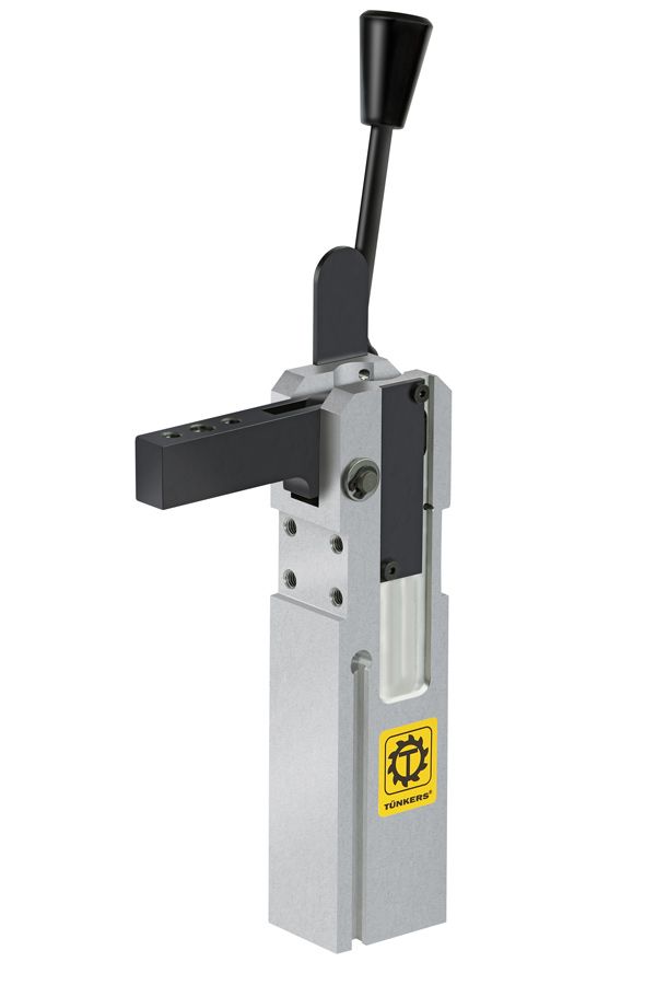 Compact Clamp, Size 20, hand lever right. PKS 20.1 ZR A18 T03 105°