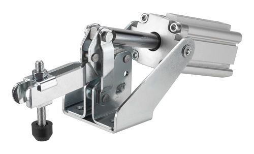 Pneumatic Horizontal Clamp with magnetic piston for end-position monitoring, piston Ø 25 PKSL.3 07