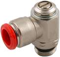 REGULATOR DE DEBIT CU RACORDARE DE EVACUARE FILETATA