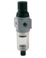 FILTRU REGULATOR MINI MARIME:FR 0 FILET:1/4 FINETE:20 µm REGLARJ:0÷8 Bar DEBIT:600 Nl/min
