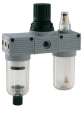 FILTRU+REGULATOR + LUBRIFICATOR MARIME:F+R+L 0 FILET:1/4 REGLAJ:0÷12 Bar DEBIT:280 Nl/min FINETE:20 µm