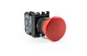 B Series Plastic 1NC Spring 40 mm Mushroom Red 22 mm Control Unit