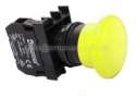 B Series Plastic 1NC Spring 40 mm Mushroom Yellow 22 mm Control Unit