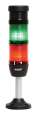 IK Series Three Level 220V AC With Buzzer Flasher 100mm Tube Plastic Base LED Tower 50mm