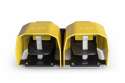 PDK Series Metal Protection 2*(1NO+1NC)+2*(1NO+1NC) with Hole for Metal Bar Double Yellow Plastic Foot Switch