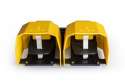 PPK Series Plastic Protection (1NO+1NC)+(1NO+1NC) with Hole for Metal Bar Double Yellow Plastic Foot Switch