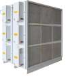 EL 18000 N EC Sistem de filtrare vertical 1 treapta Ceata/fum ulei si emulsie 16000 m³/h 118,8 m²