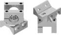 Connector octagon/round tube 50RD30-X46 EGT122 kpl.