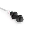 SENZOR CAPACITIV, CILINDRIC, PLASTIC, ECRANAT CORP FILETAT M12 MM DISTANTA: 4 MM PNP, NO=NORMAL DESCHIS 3-fire CU PROTECTIE SCURT CIRCUIT, Cablu: 2M