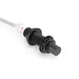 SENZOR CAPACITIV, CILINDRIC, PLASTIC, NEECRANAT CORP FILETAT M12 MM DISTANTA: 8 MM NPN, NO=NORMAL DESCHIS 3-fire CU PROTECTIE SCURT CIRCUIT, Cablu: 2M