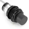 SENZOR CAPACITIV, CILINDRIC, PLASTIC, NEECRANAT CORP FILETAT M30 MM DISTANTA: 30 MM PNP, CHANGE OVER (NO AND NC) 3-fire CU PROTECTIE SCURT CIRCUIT, Cablu: 2M