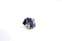 Metal 5 Poles Angled Type Socket 10A Bottom Entry 1 Handle Multipole